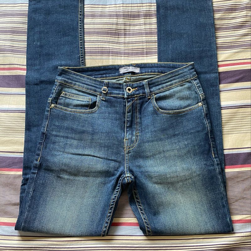 20 Calça Jeans Zara Man Usada Masculina Tamanho 40 Calça