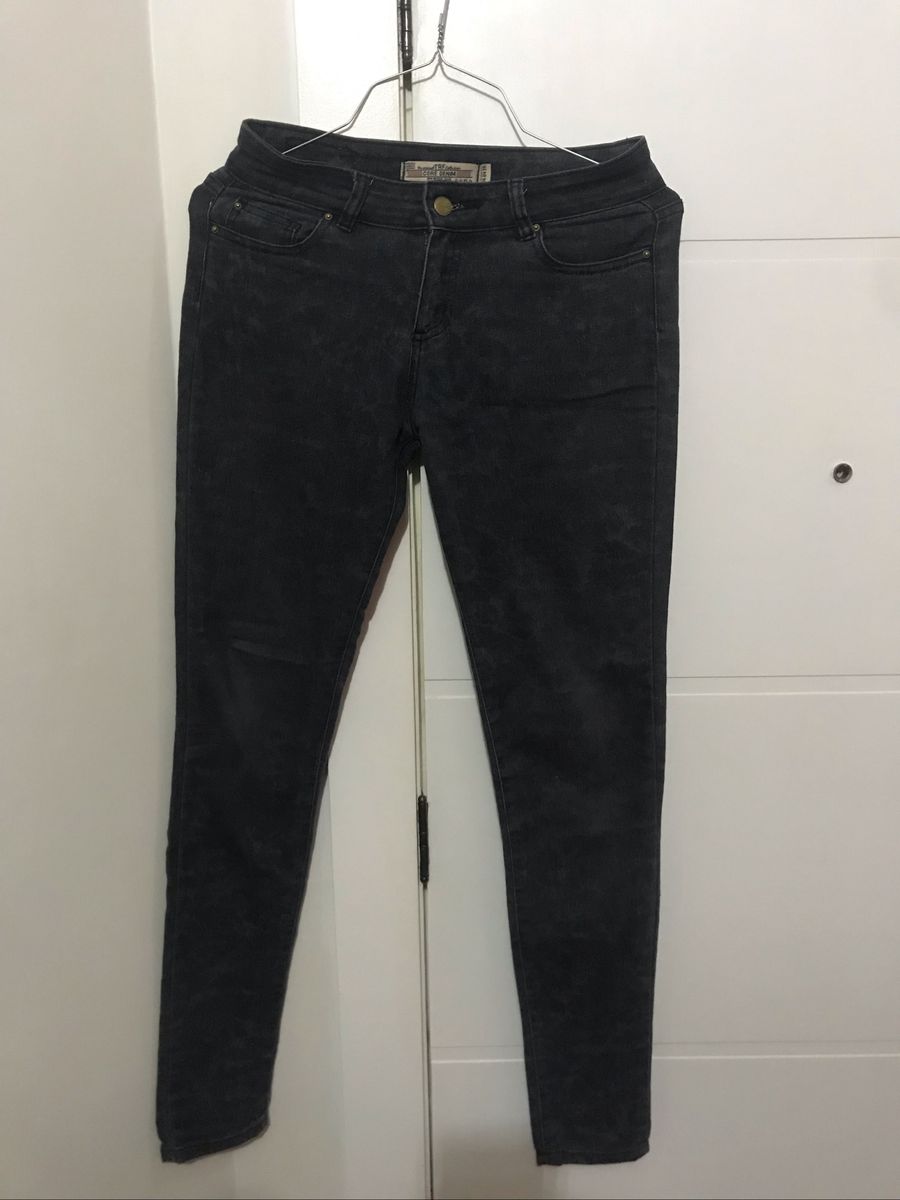 calça jeans preta zara