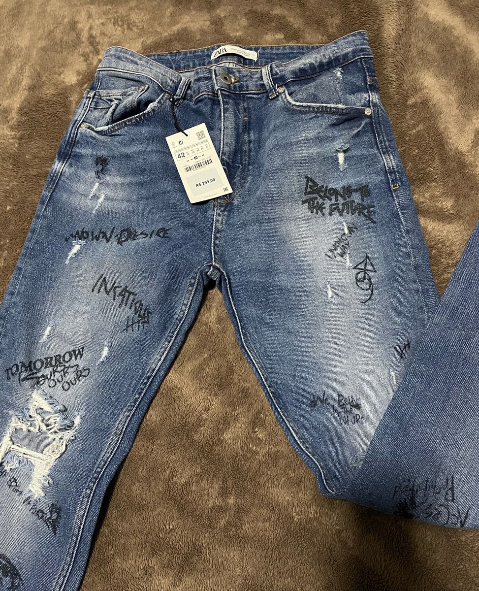 Calça jeans zara sales masculina