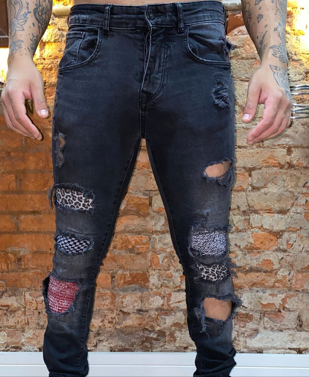 fotos de calça jeans rasgadinha