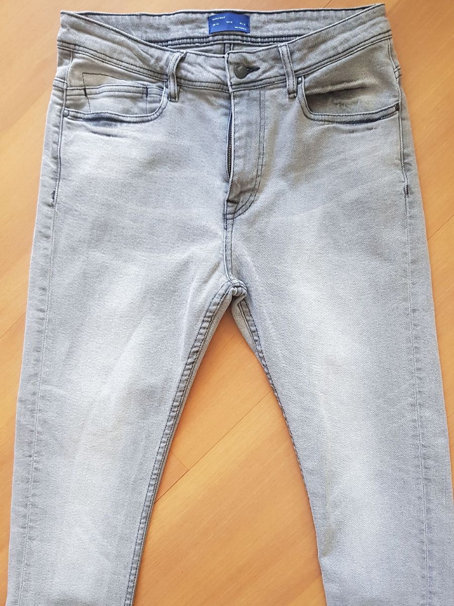 calça listrada masculina zara