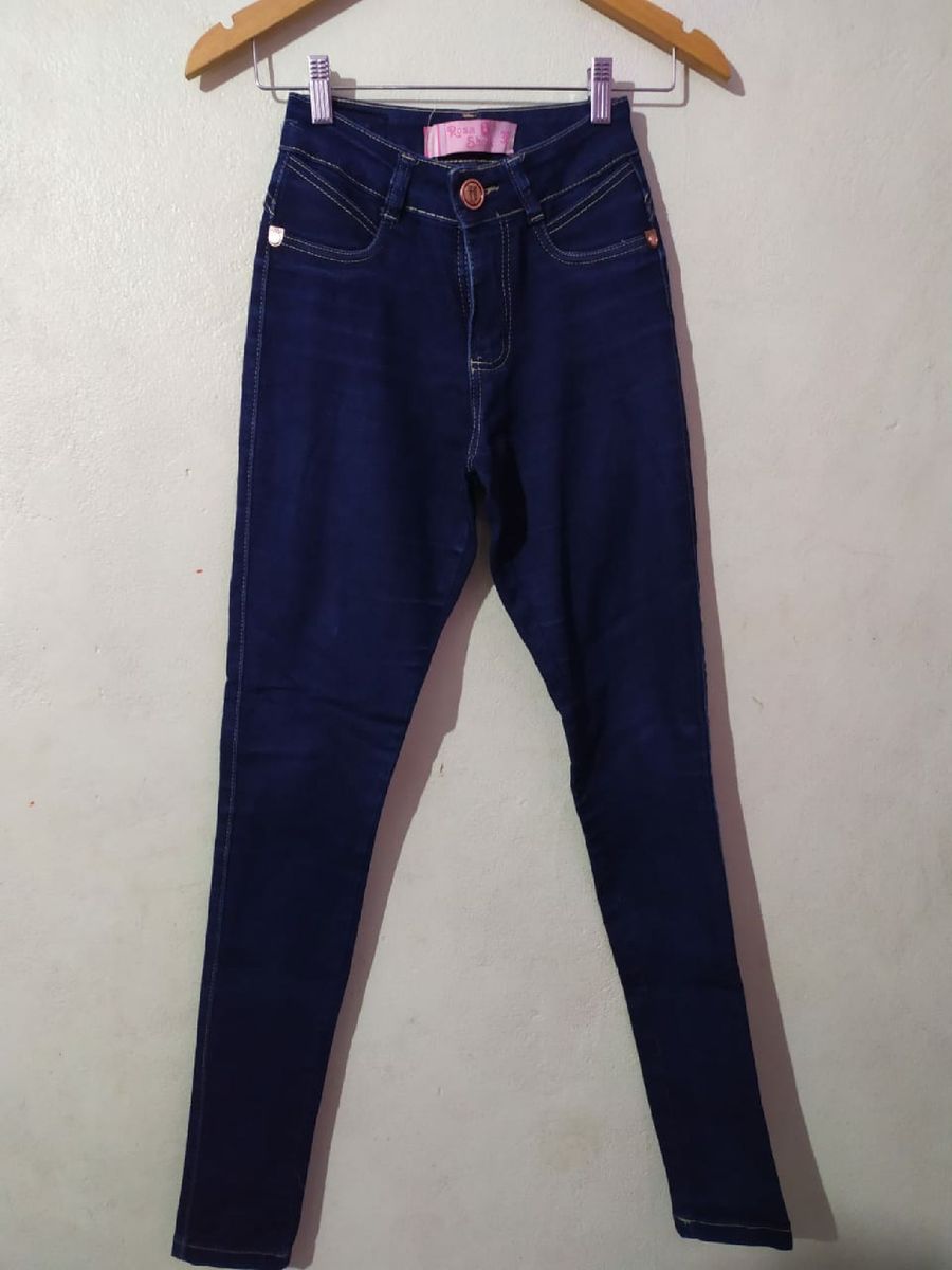 calça jeans rosa shock