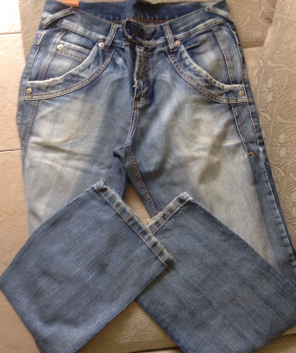 calça jeans masculina prefixo
