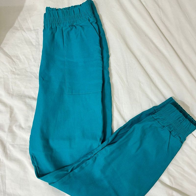 Calça Jogger Verde Agua