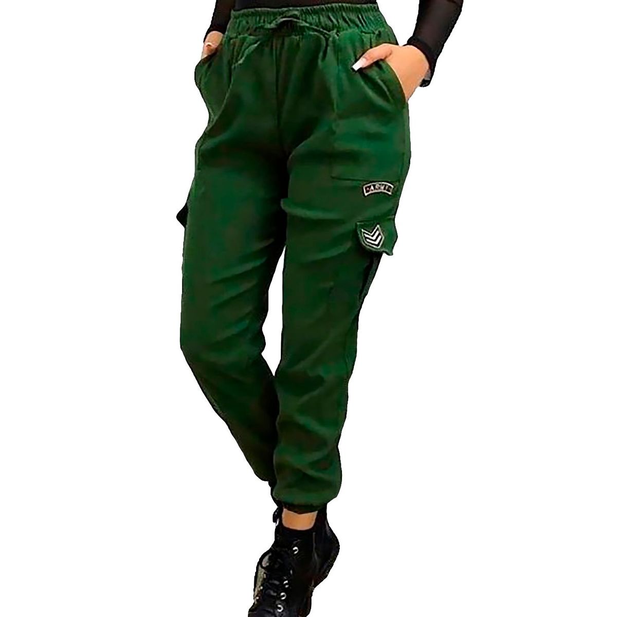 calça jogger army feminina