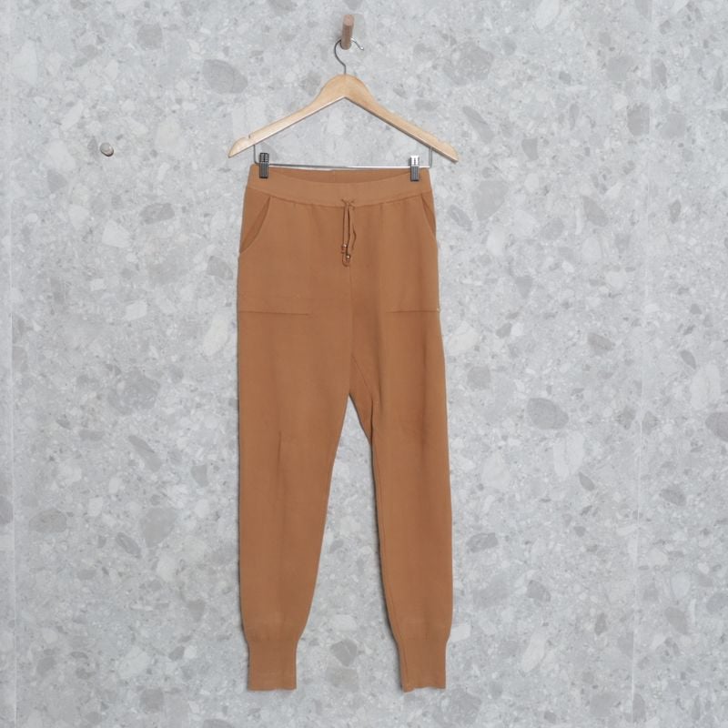 Calça Jogger Caramelo Tricot Anselmi Calça Feminina Anselmi Usado  89976516 enjoei