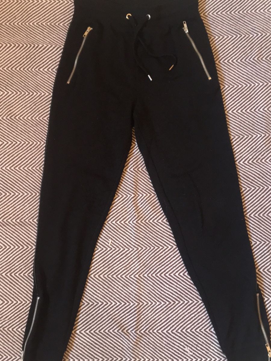 calça jogger com ziper