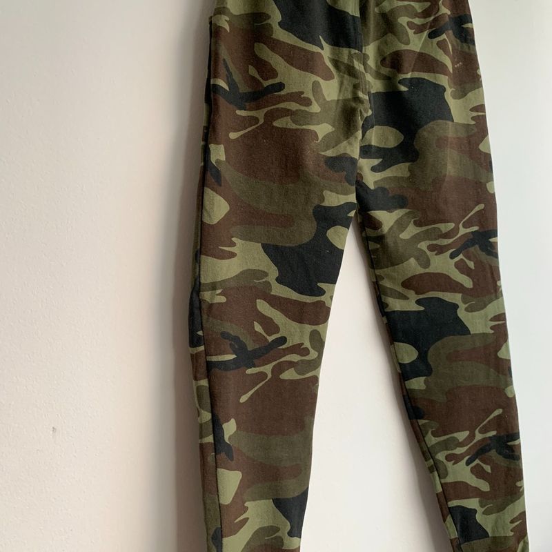 Calça estampa hot sale exercito feminina