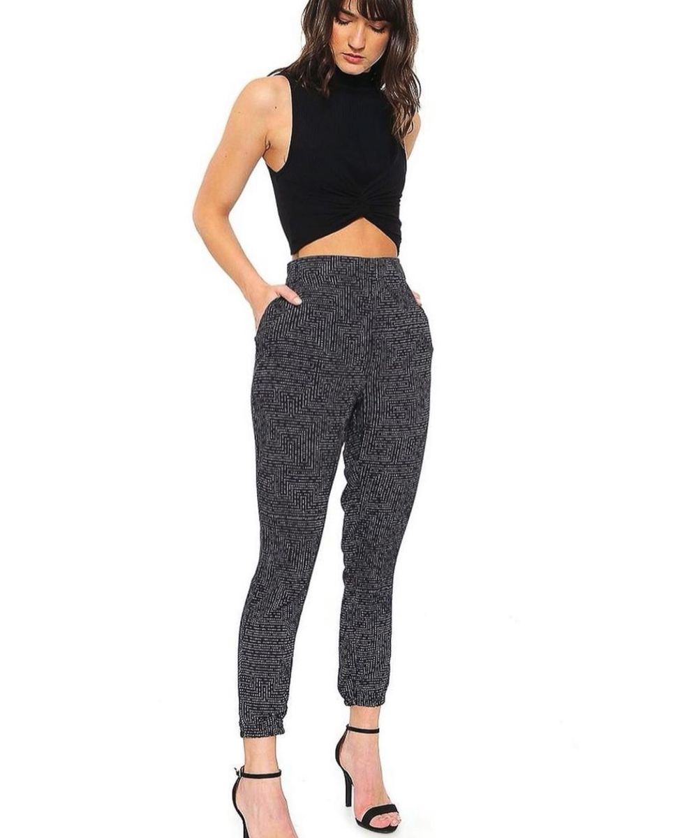 calça jogger feminina colcci