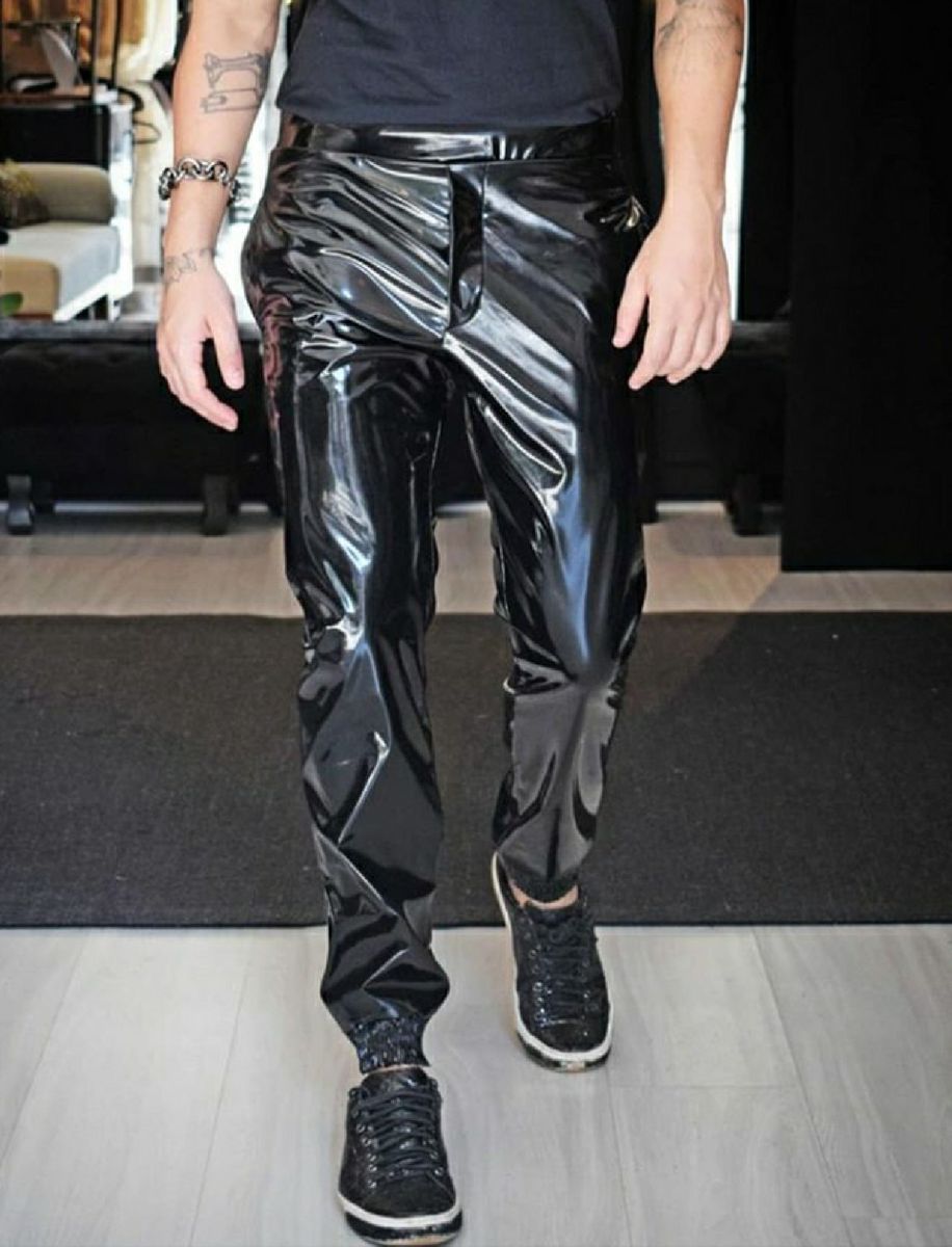 calça masculina vinil