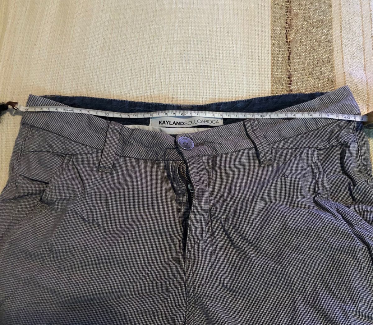 calça pano fino masculino