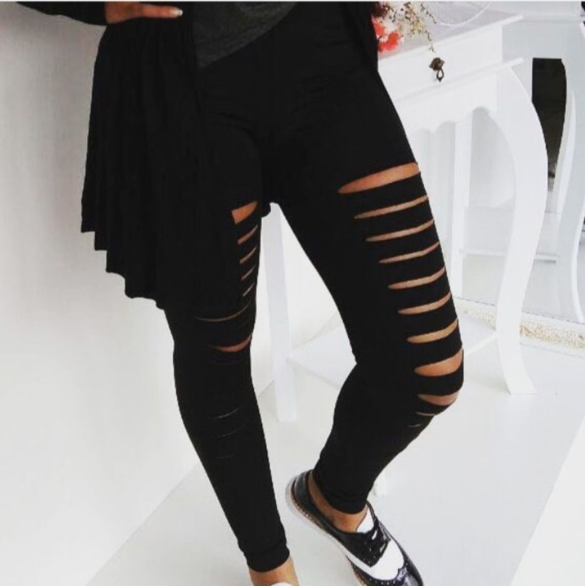 legging rasgadinha