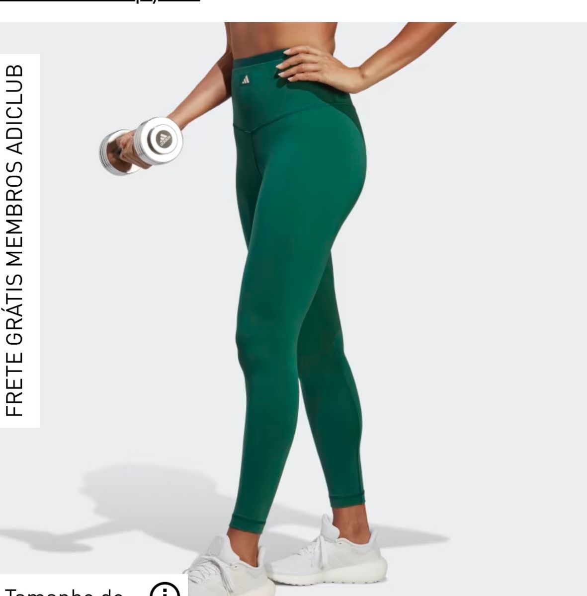 Calca Legging Adidas Verde Original Malhar Academia Calca Feminina Adidas Usado 99479869 enjoei