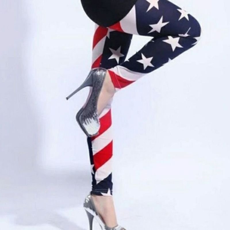 Legging Bandeira star spangled dos EUA