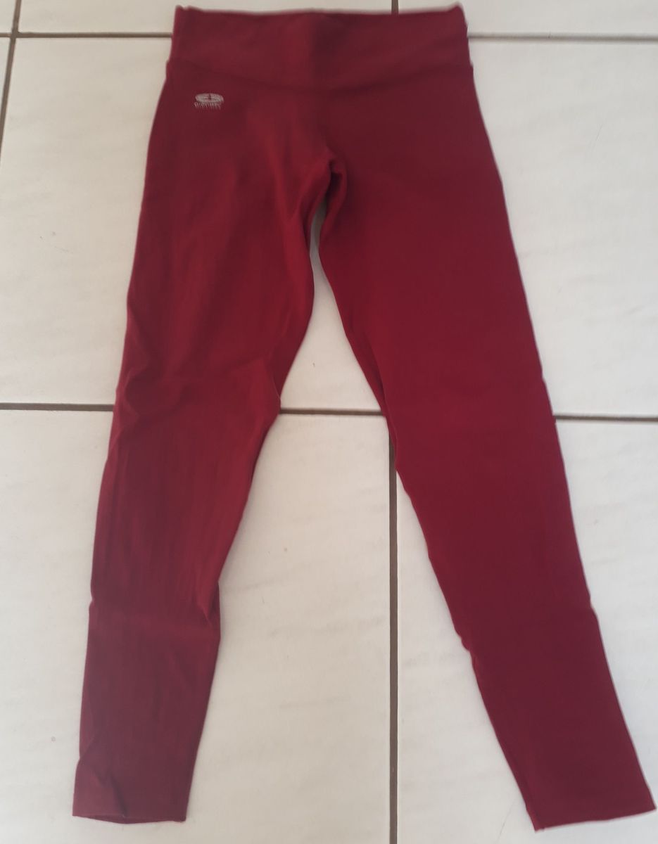 calça legging cor marsala