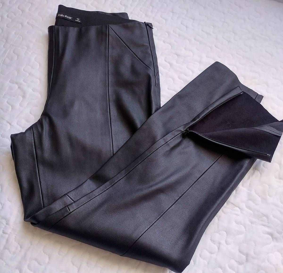 Calça Zara Trafaluc Legging Preta Original - ADLH3