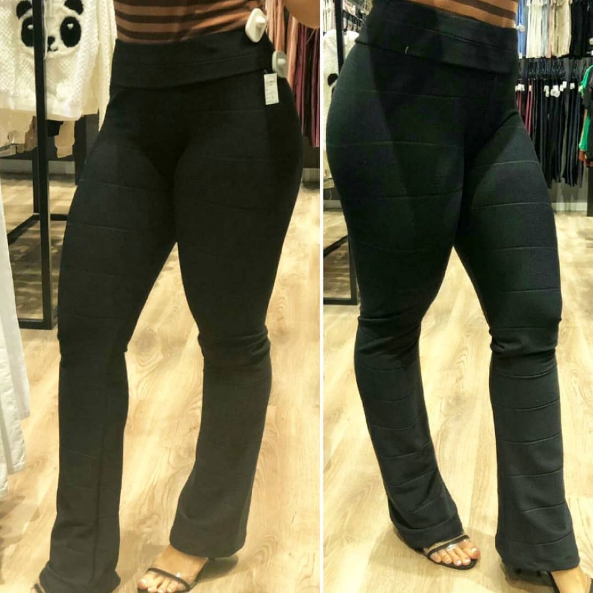 calça bandagem verde militar