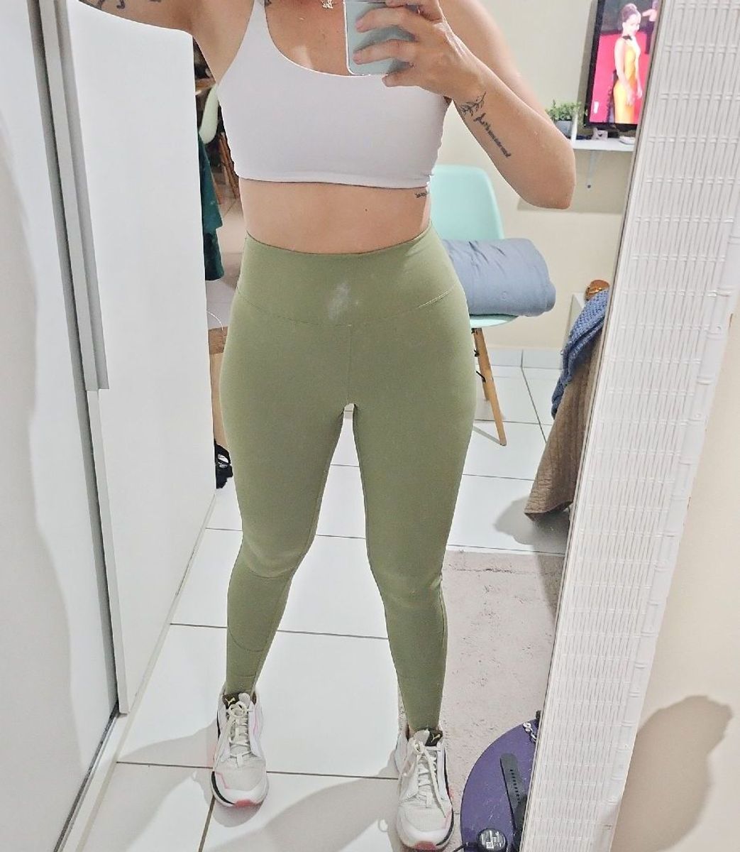 Calça Legging Get Over (renner), em Poliamida, Tamanho M, Cor Verde Calça  Feminina Renner Usado 110116575 enjoei