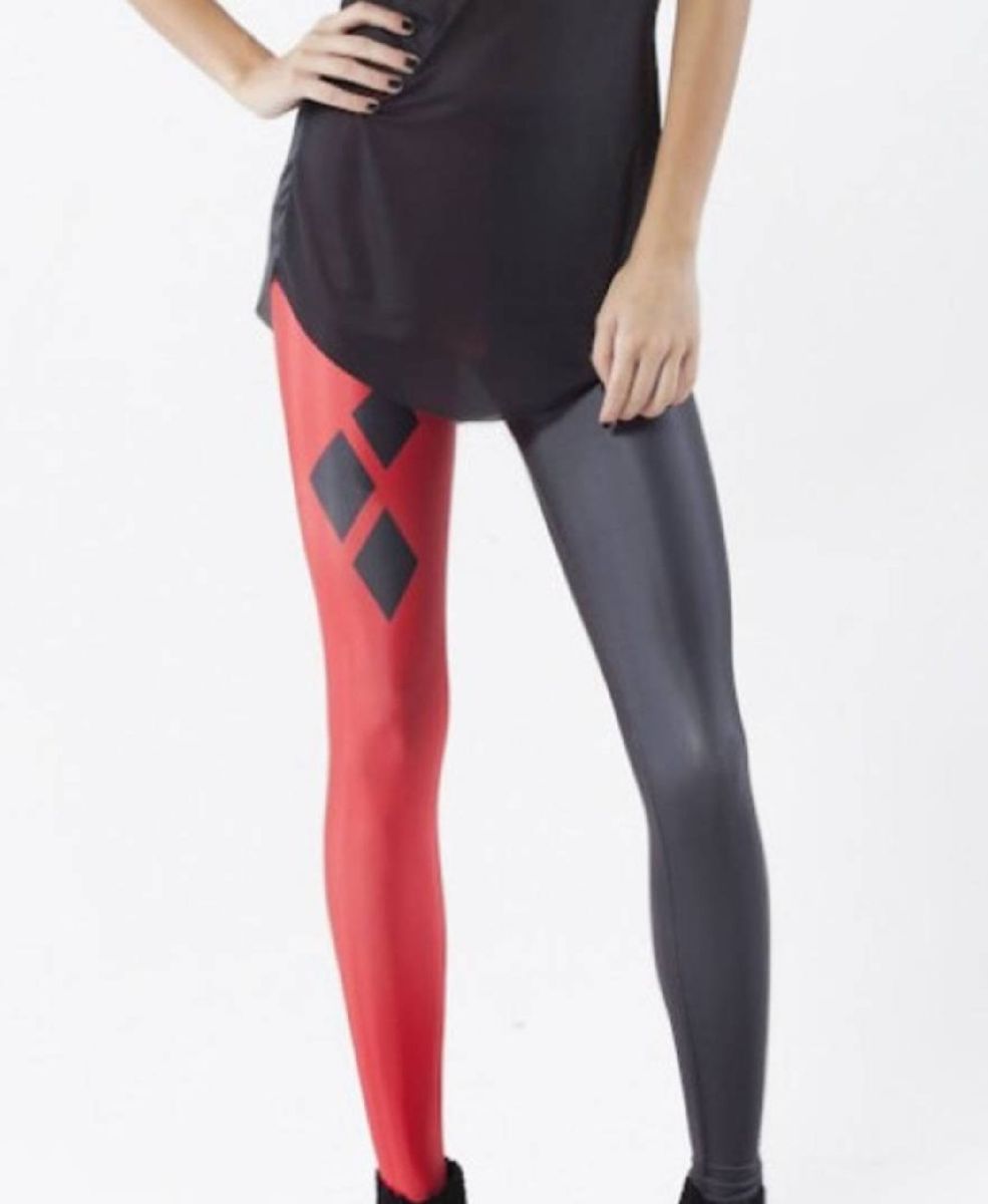 calça legging arlequina