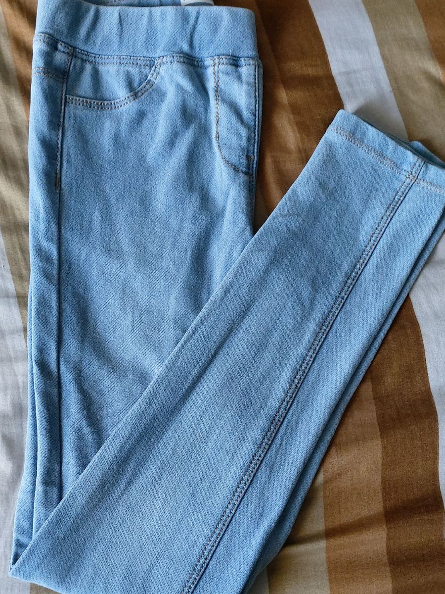 calça legging jeans infantil