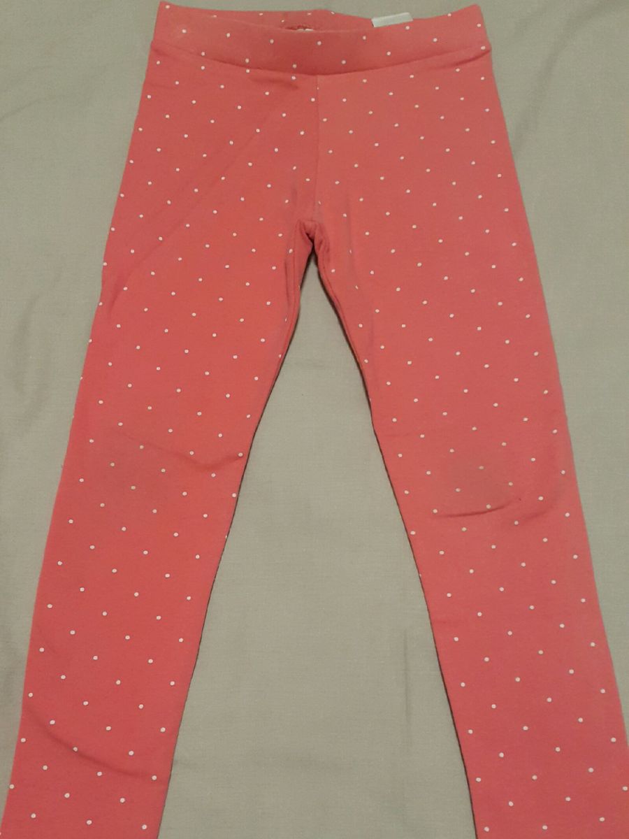 legging laranja infantil