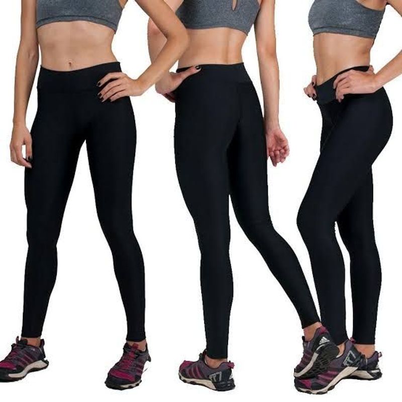 Calca Legging Feminina Suplex Calça Academia Cintura Alta