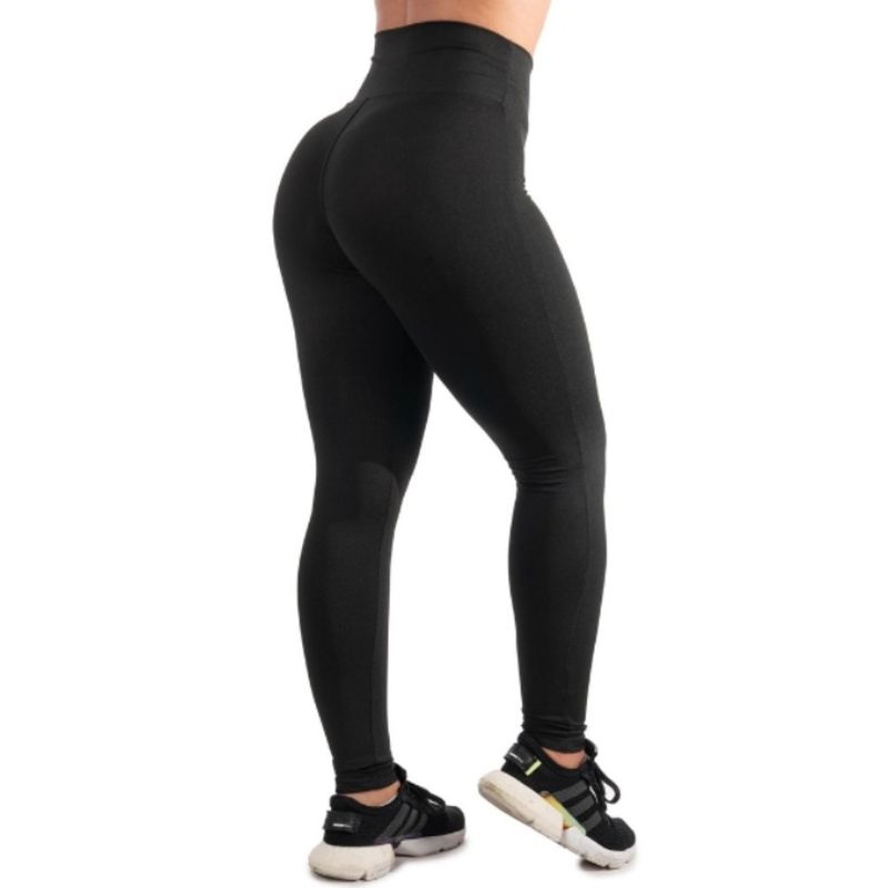 Calça legging best sale grossa preta