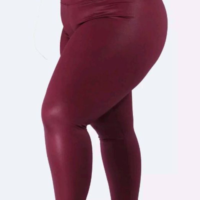 Calça Legging Malha Cirre Plus Size Basica | Calça Feminina Nunca Usado  87725643 | enjoei
