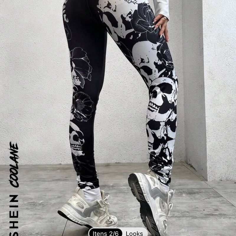 Calça legging 2024 malha fria