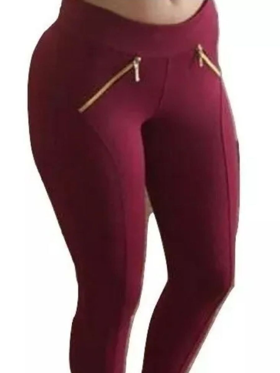 calça legging montaria com bolso