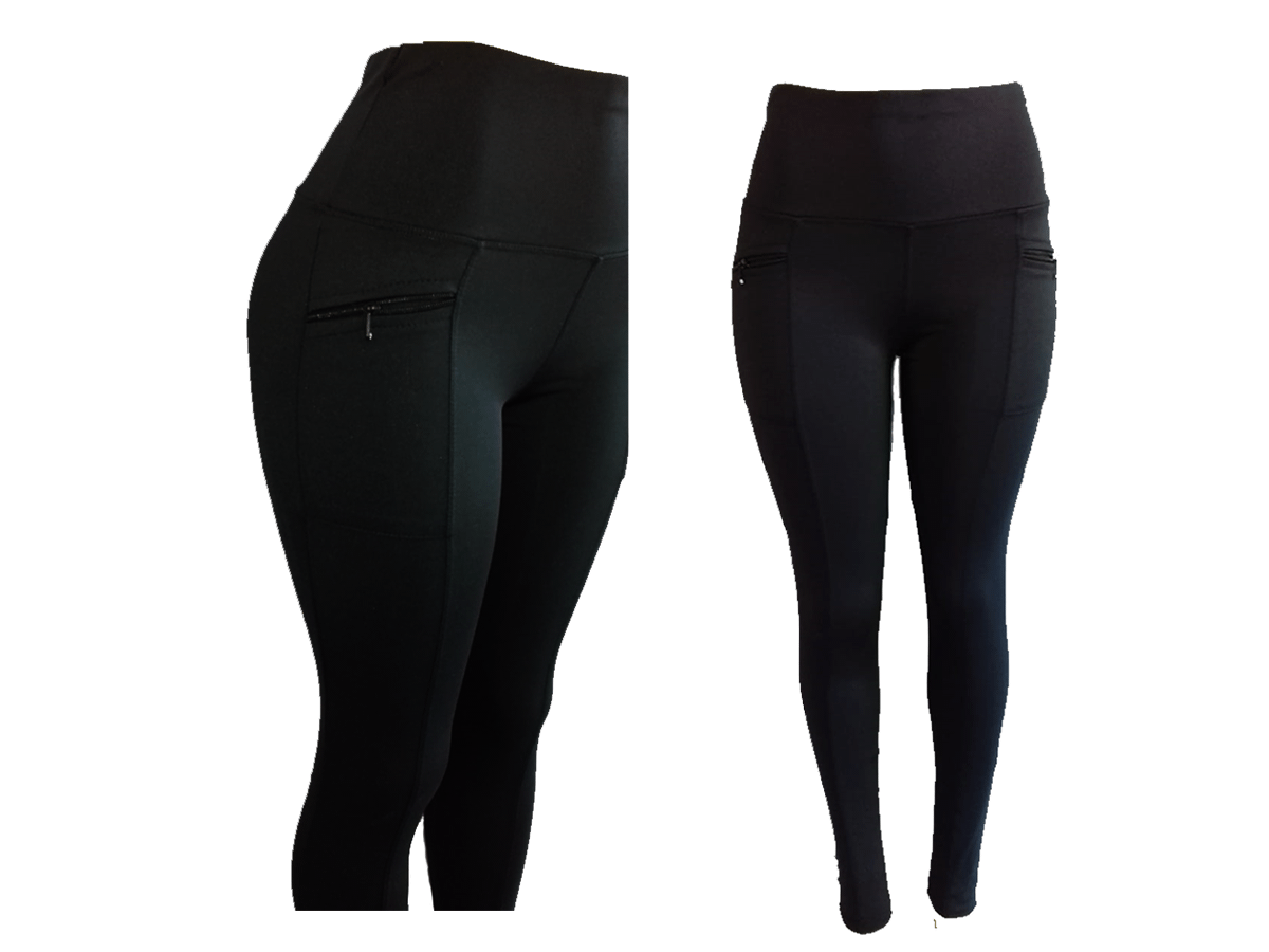 calça legging montaria com bolso