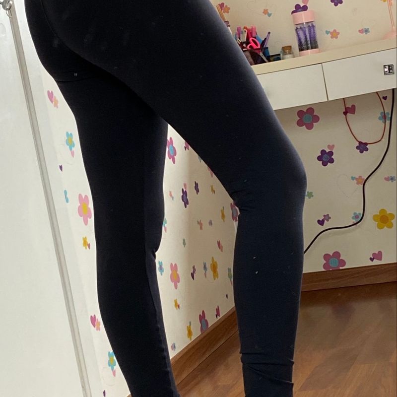 Calça legging 2024 tecido grosso