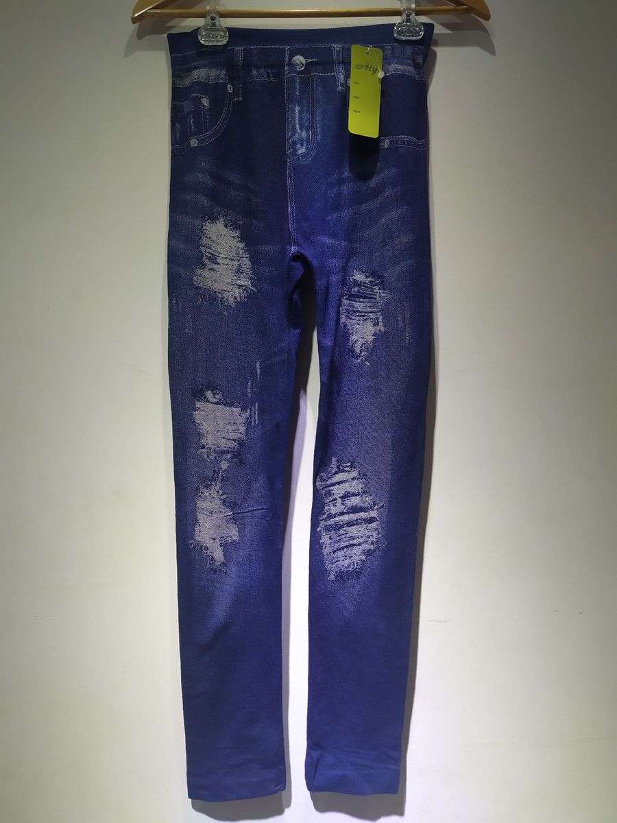 calça legging tipo jeans