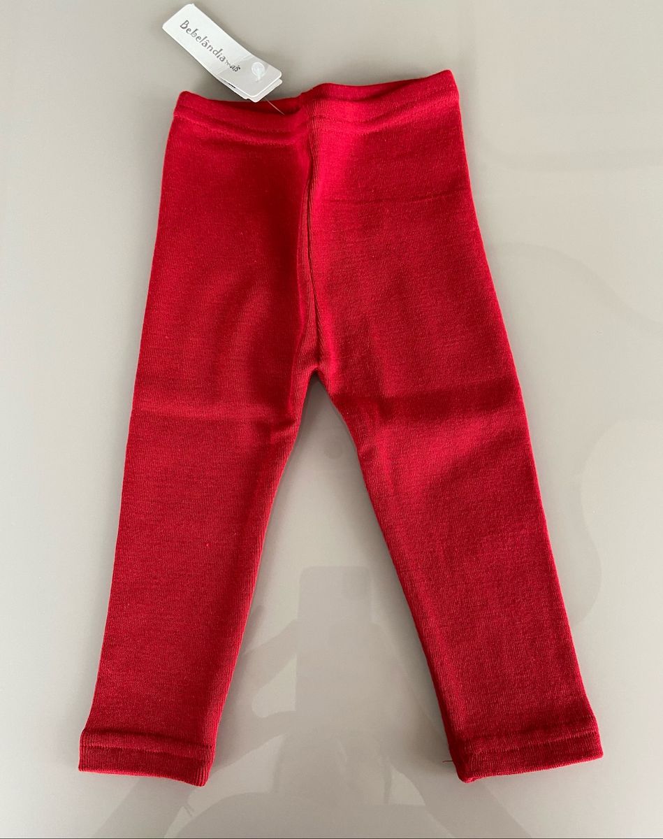 Calca Legging Vermelha Tam M Roupa Infantil Para Bebe Bebelandia Nunca Usado 3353 Enjoei