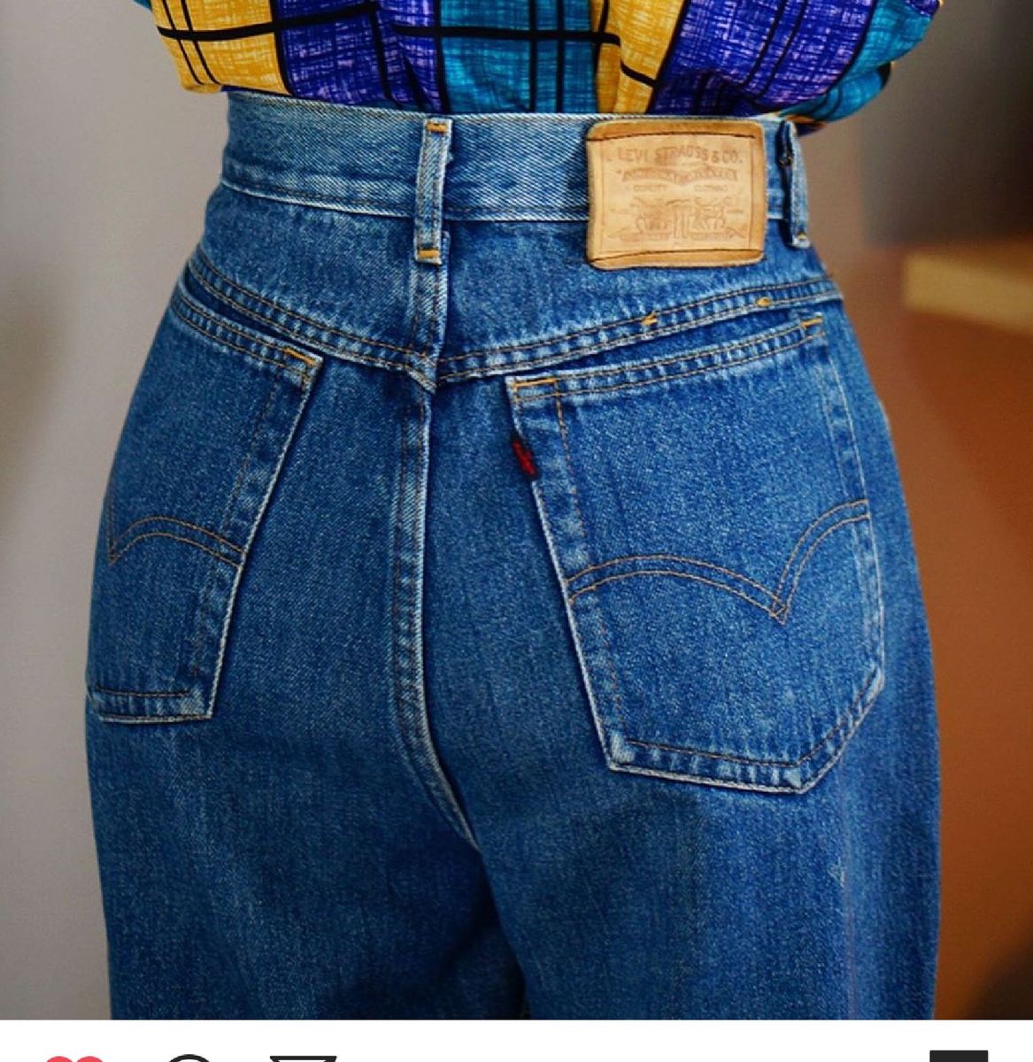 calça levis mom jeans