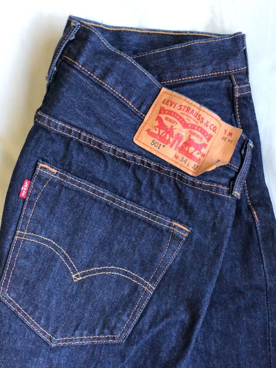 Calça levis best sale 501 masculina tradicional