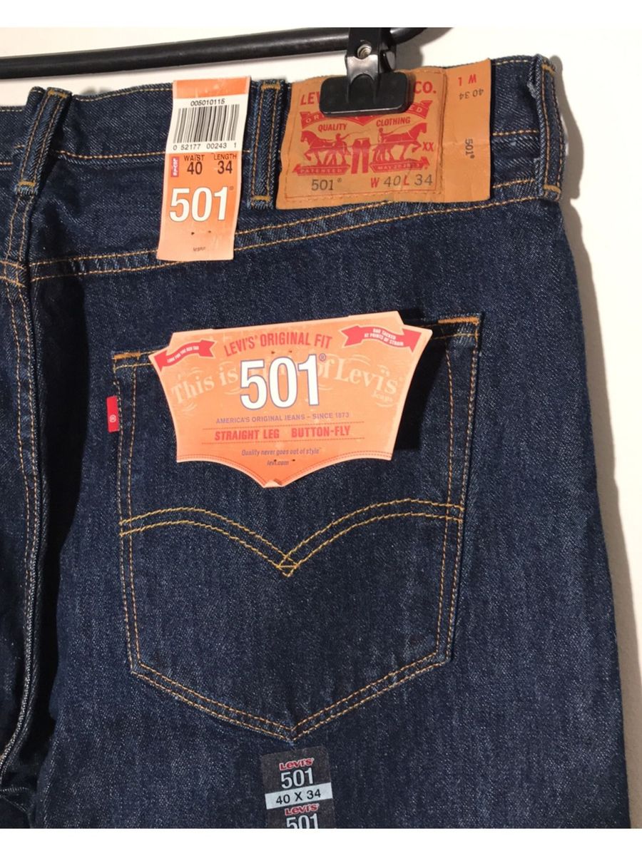 calça levis 501 masculina tradicional