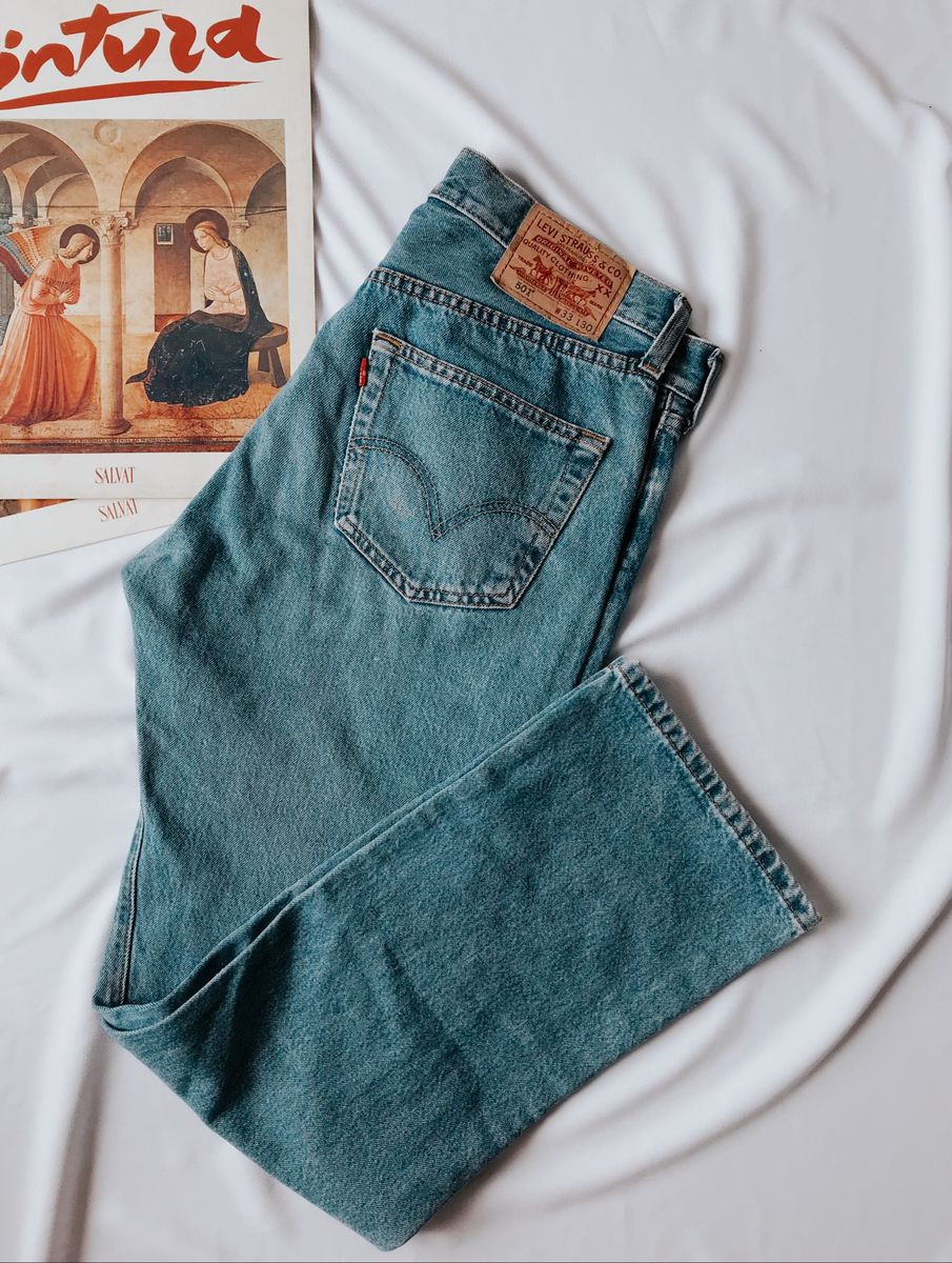 calça jeans vintage levis