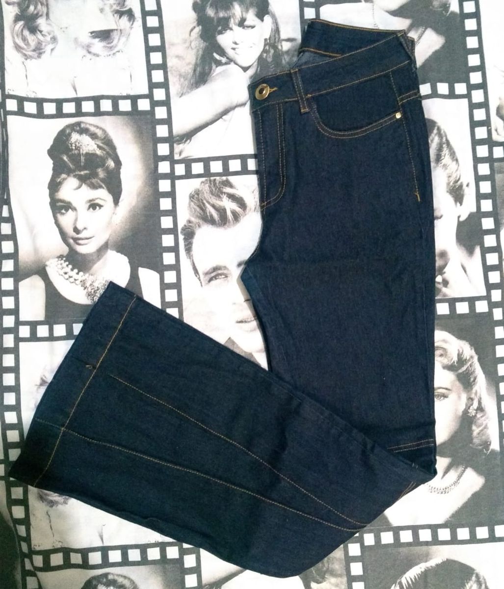 Calça pata de elefante 2024 jeans