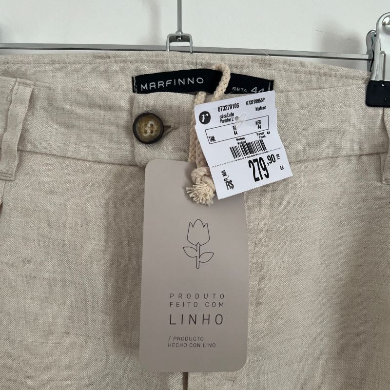 Calça Linho Puro Calça Masculina Renner Nunca Usado 96886418 enjoei