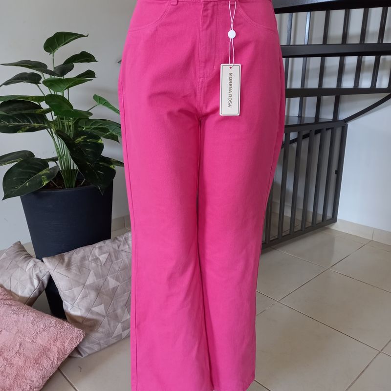 Calça morena best sale rosa cintura alta