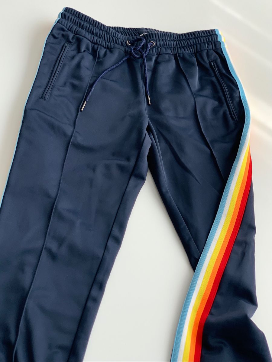 calça faixa arco iris