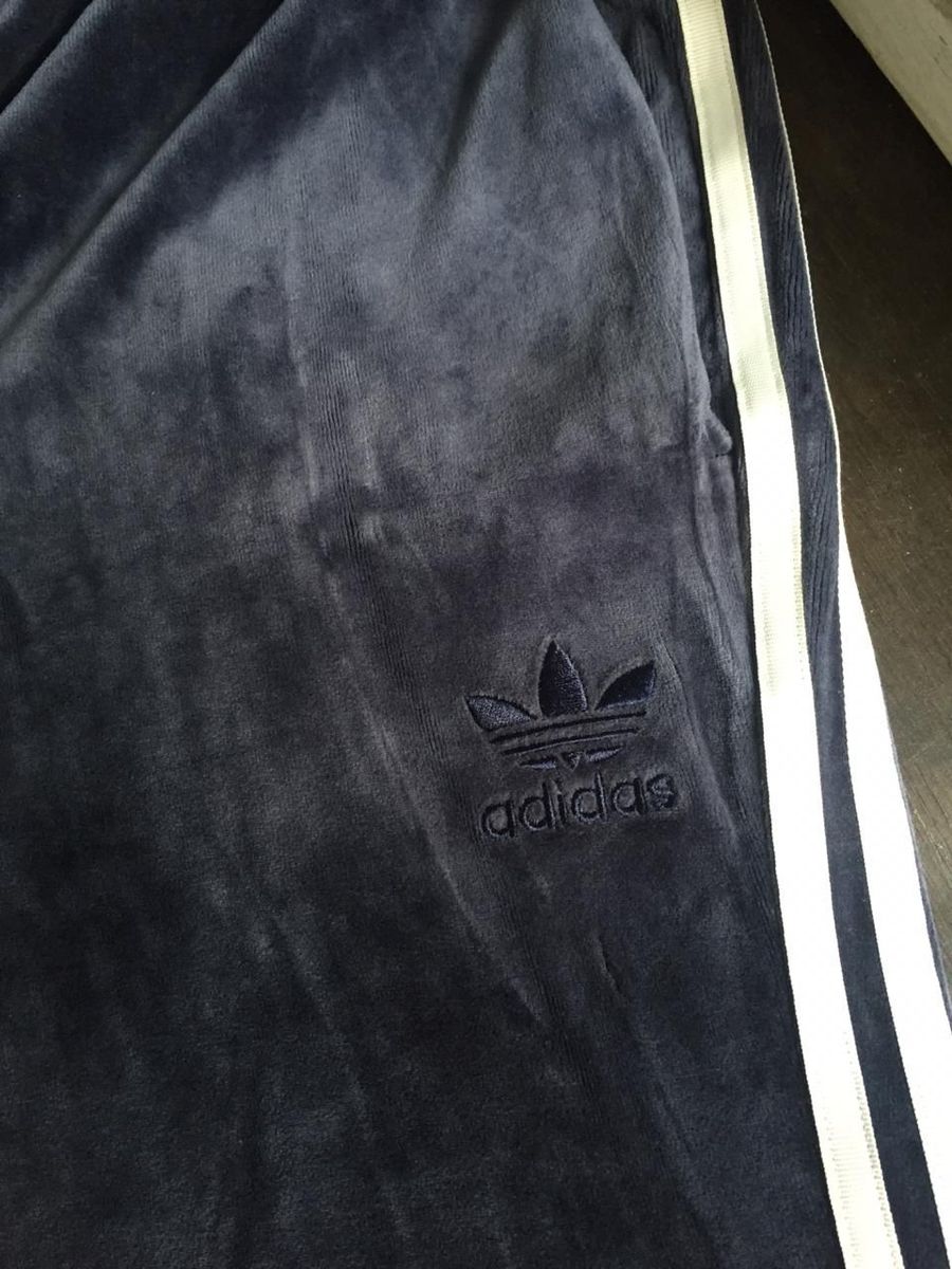 calça adidas veludo