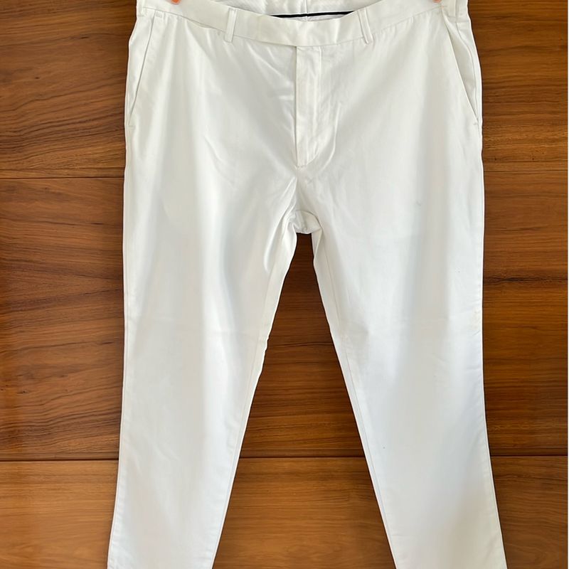 Calça Masculina Branca Grife Polo Ralph Lauren Usado 99857036