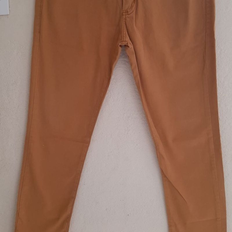 Calça jeans discount masculina cor mostarda