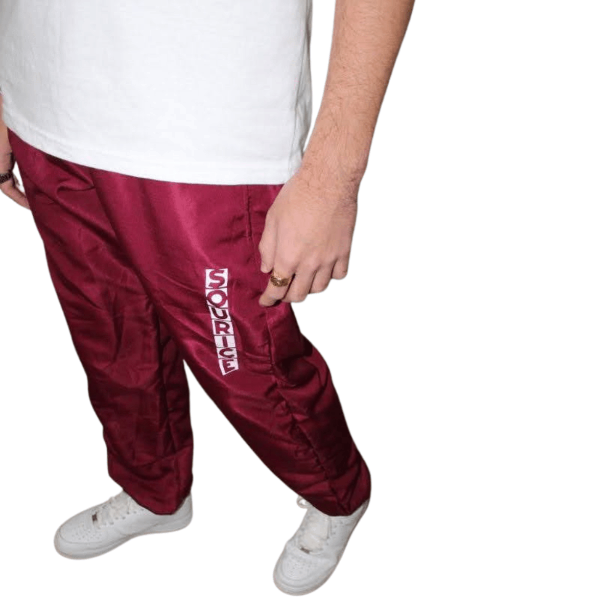 Calça Masculina Tactel Silkada Alta Qualidade Jogger Elastico Na