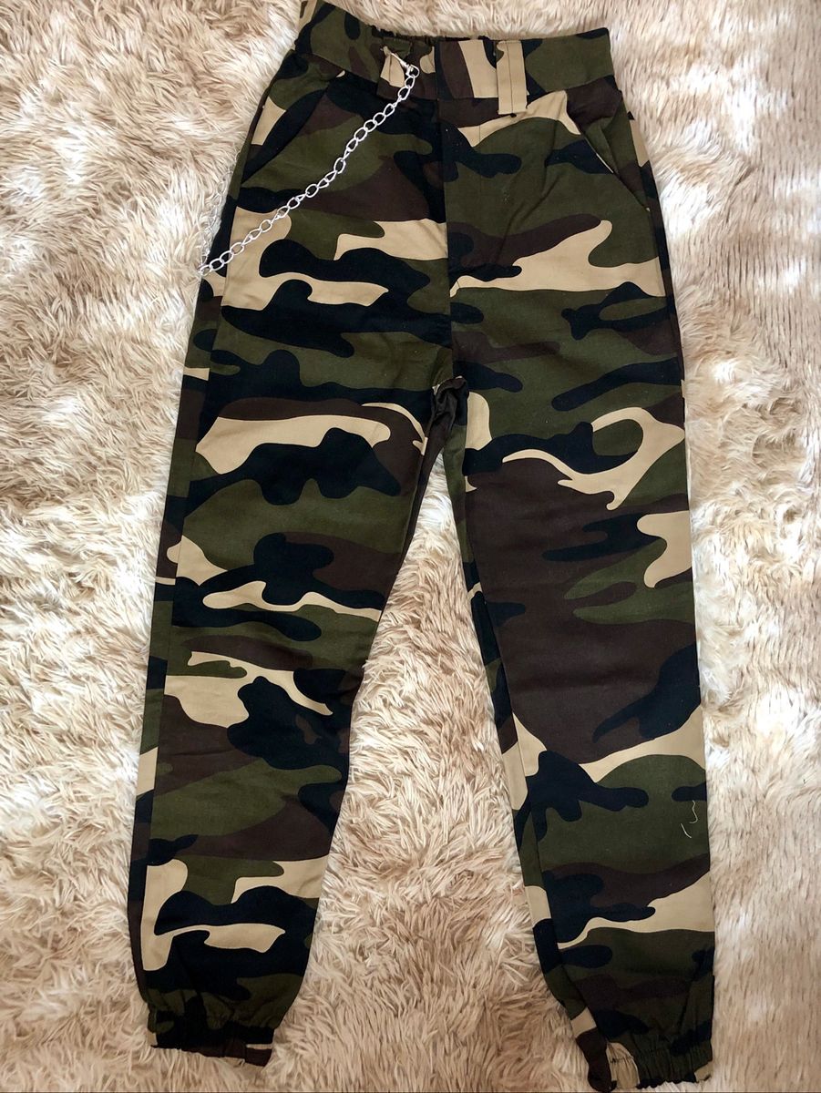calça militar feminina camuflada