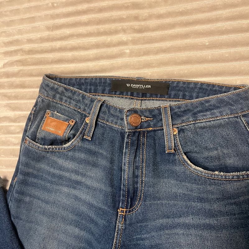 Calça mom best sale jeans damyller