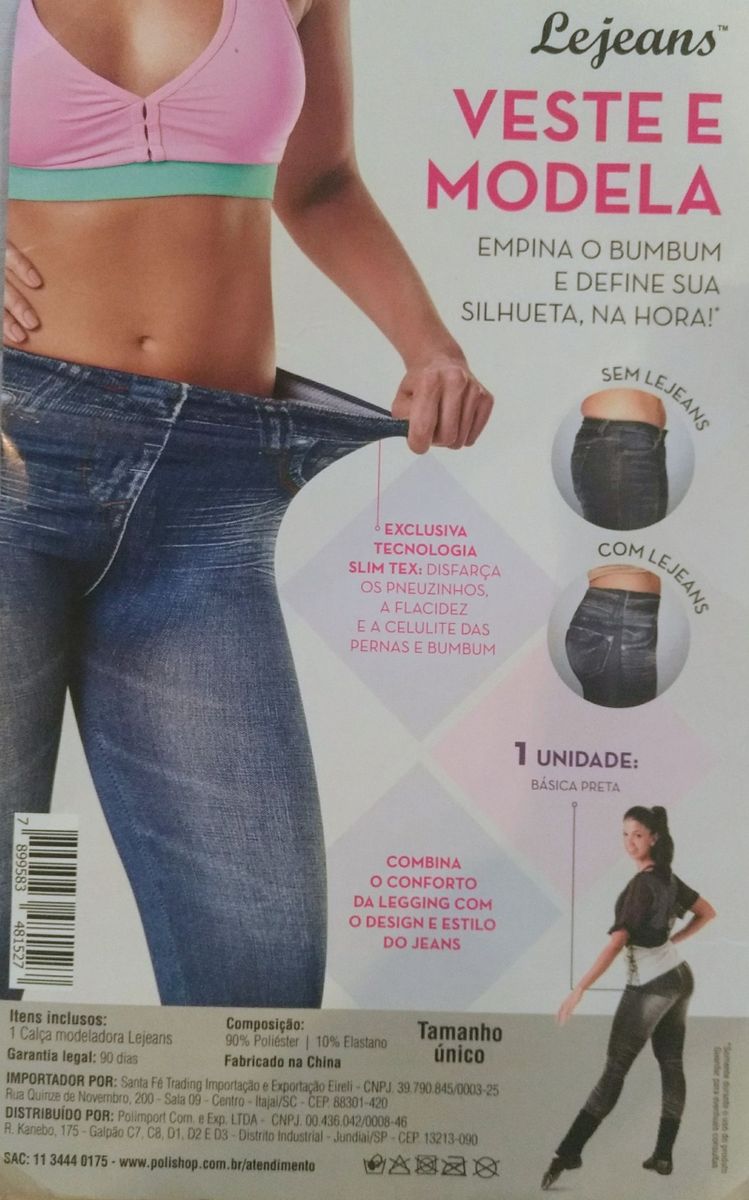 calça modeladora lejeans