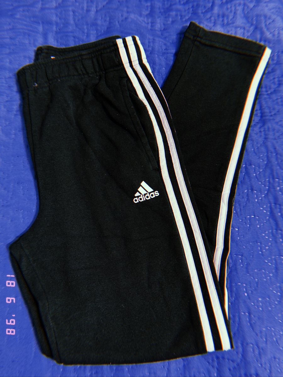 calça adidas com elastico na barra feminina